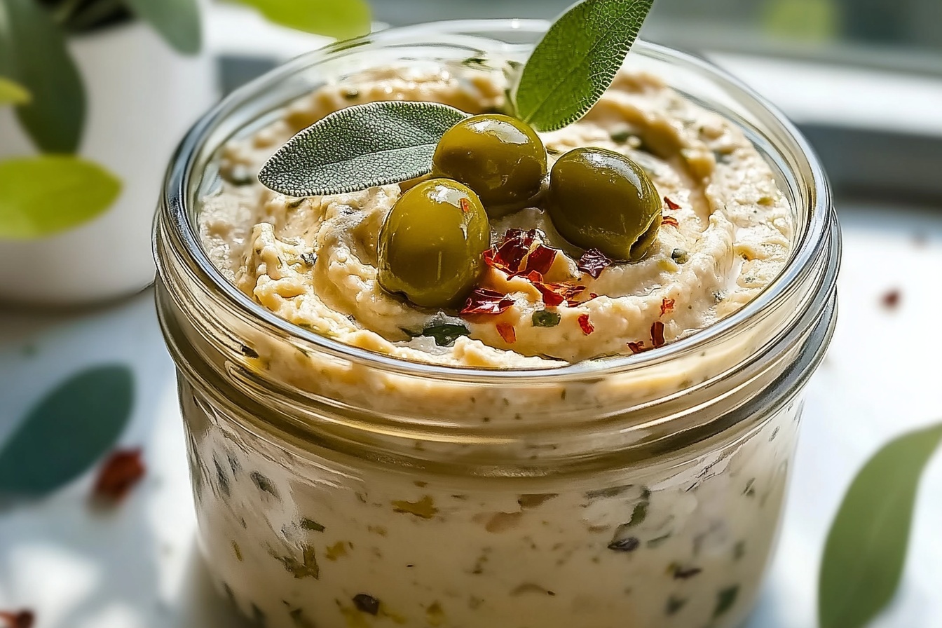 Olive Lovers’ Dream Dip: Creamy Feta and Green Olive Spread Recipe