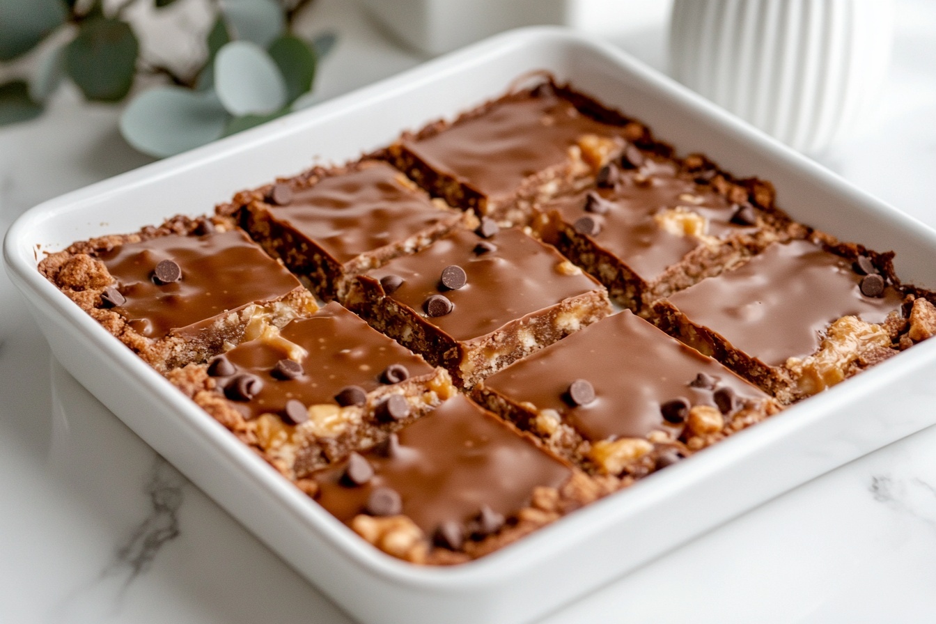 Toffee Chocolate Bars Recipe