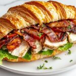 Irresistible Chicken Caesar Croissant Sandwich Recipe