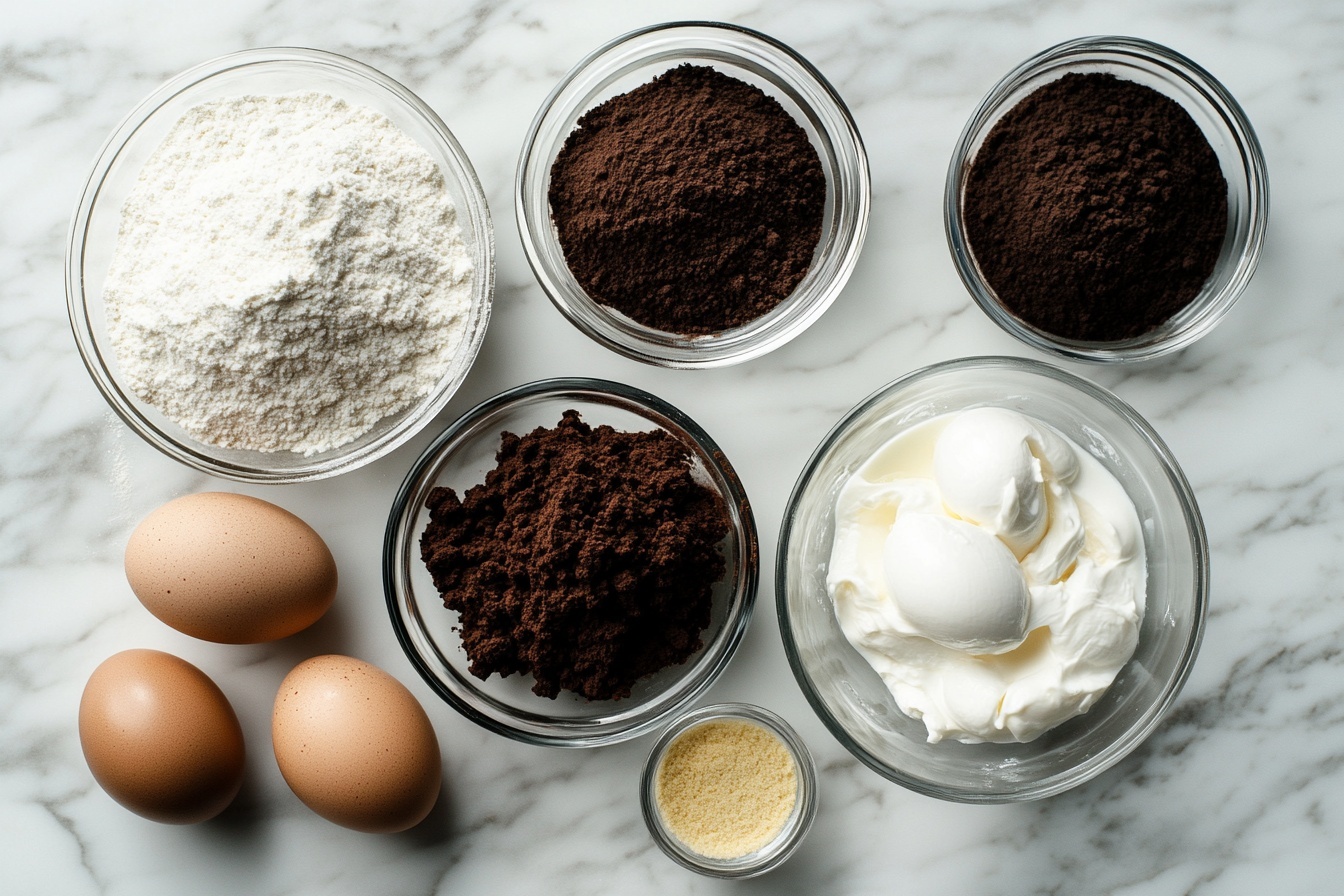 Single slice of rich dark chocolate cake layered with vibrant green pistachio cream frosting, the slice positioned on a clean white plate on a white marble surface, the creamy interior and textured crumb visible in sharp detail, finely chopped pistachios sprinkled on top and around the plate for contrast, captured in a 3/4 angle close-up that highlights the depth and softness of the frosting and cake layers, natural soft directional daylight streaming in from a nearby window illuminating the moist layers and velvety cream, styled elegantly like a gourmet food blog presentation, inviting and indulgent. REALISTIC STYLE IMAGE| TAGS: High-end food photography, clean composition, dramatic lighting, luxurious, elegant, mouth-watering, indulgent, gourmet | CAMERA: Nikon Z7 | FOCAL LENGTH: 50mm | SHOT TYPE: Close-up | COMPOSITION: 3/4 angle | LIGHTING: Soft directional light | PRODUCTION: Food Stylist | TIME: Daytime I LOCATION TYPE: Kitchen near windows --stylize 150 --ar 3:2