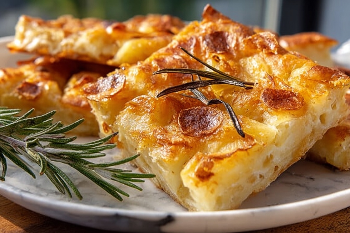 Crispy Potato Flatbread (Schiacciata di Patate) Recipe