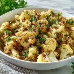 Roasted Cauliflower with Capers, Raisins, and Breadcrumbs Recipe