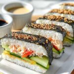 California Roll Rice Paper Sushi Sandwich (Onigirazu) Recipe