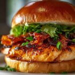 Gochujang Chicken Burgers with Kimchi Bacon Jam Recipe