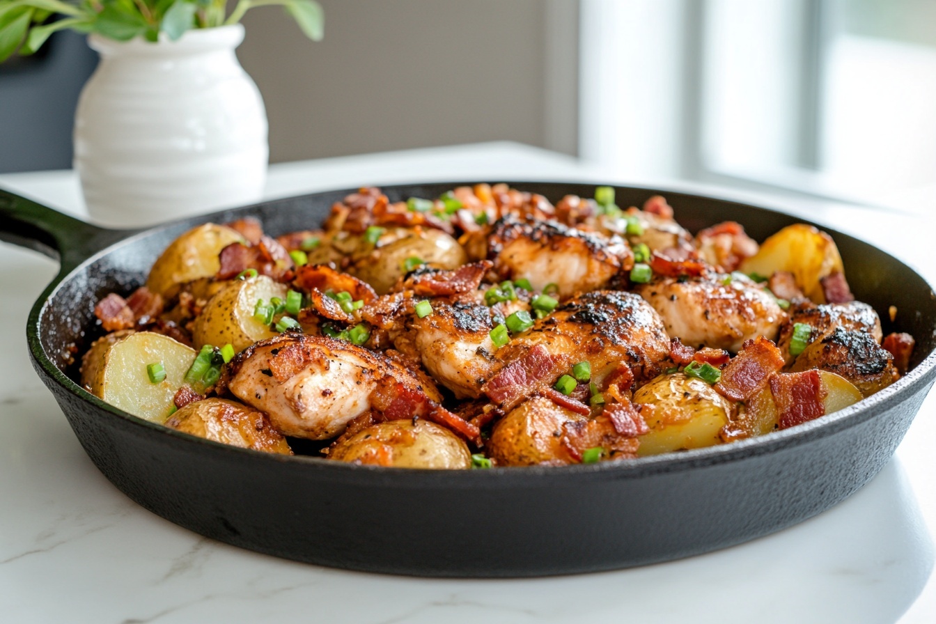 German Fried Potatoes with Chicken Recipe