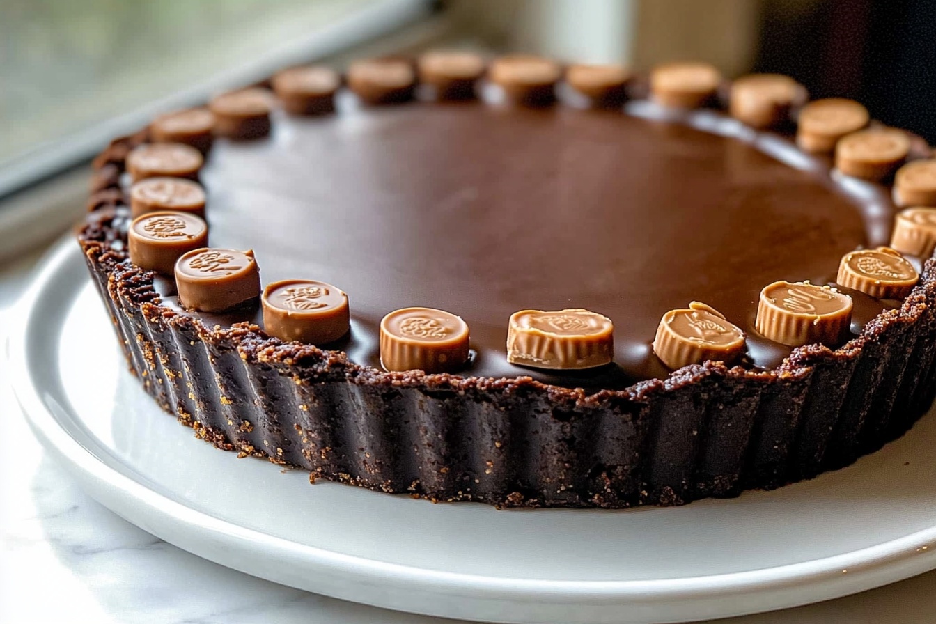 Giant Reese’s Peanut Butter Cup Pie Recipe