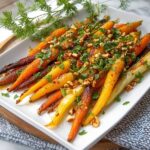 Roasted Rainbow Carrots with Preserved Lemon, Dates, and Pistachios Recipe