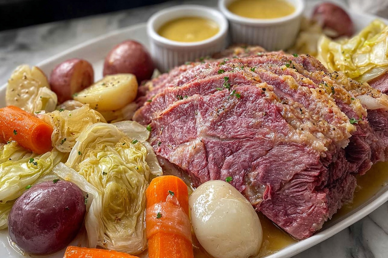 Crockpot Corned Beef & Cabbage Recipe