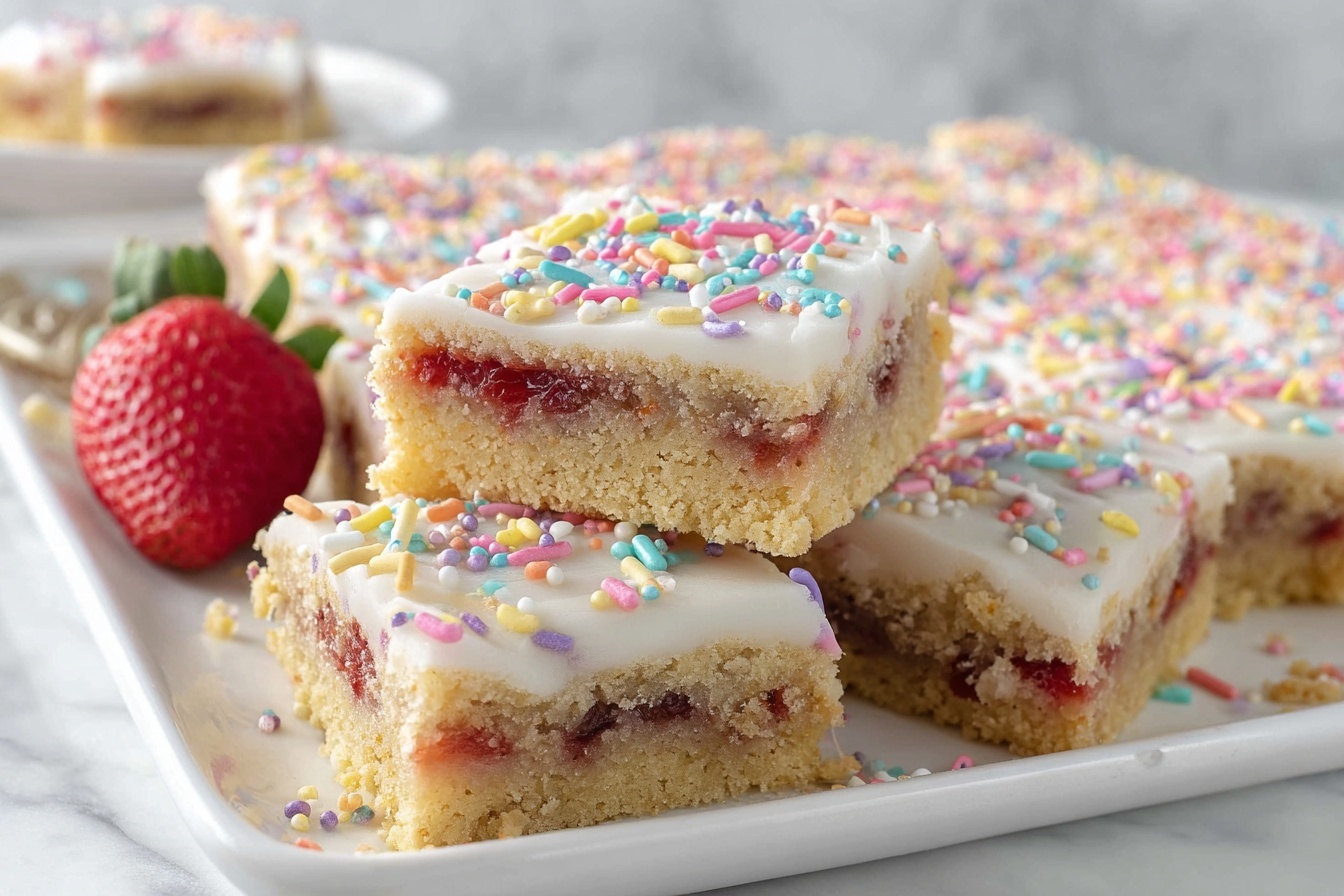Keto Pop Tart Bars Recipe
