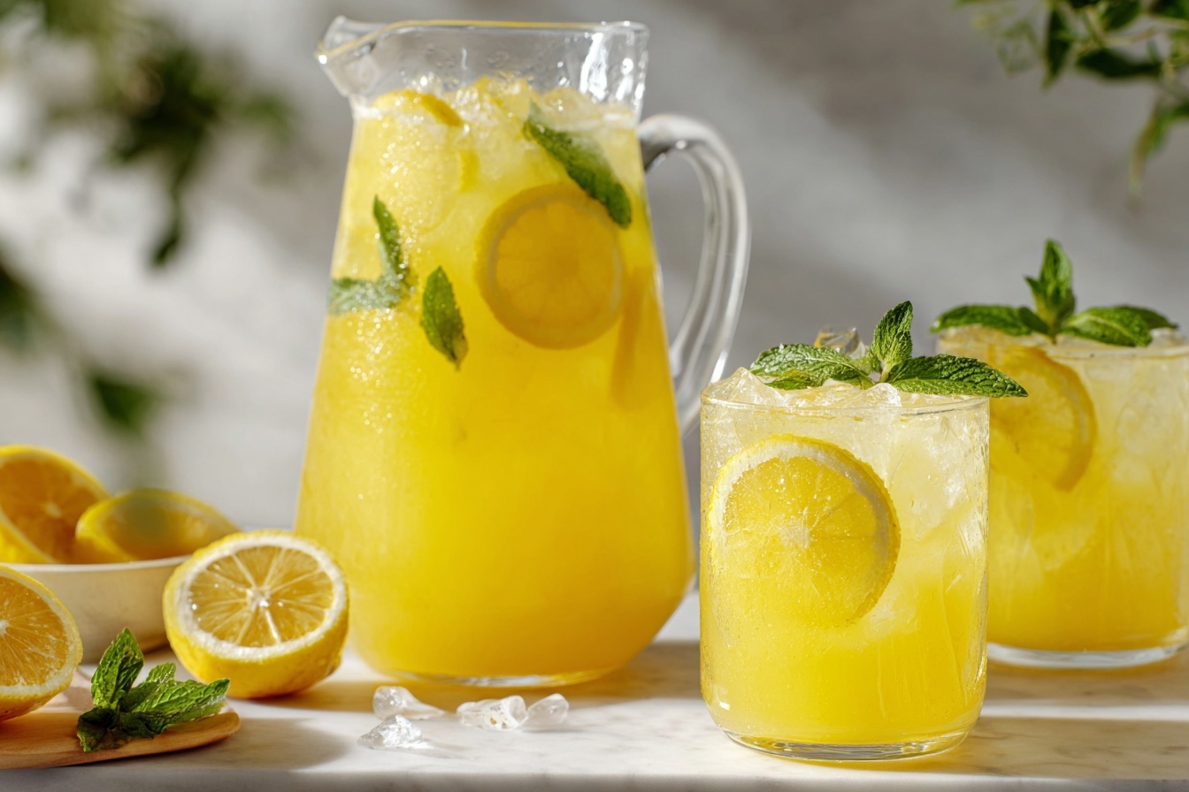 Mango Mint Lemonade Recipe