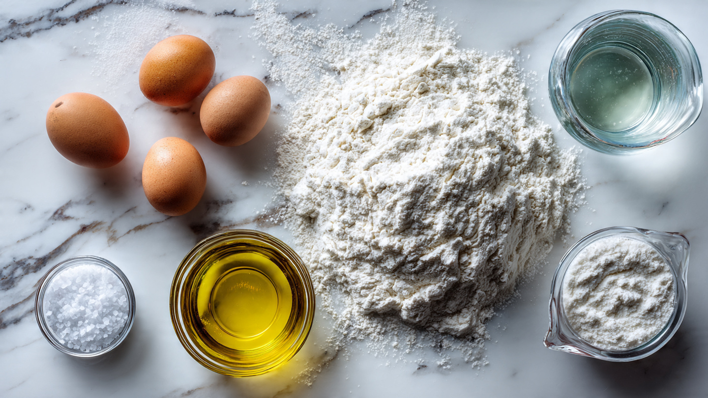 How To Make Focaccia Step By Step Recipe 4 A full, large rectangular focaccia bread baked to a perfect golden brown, generously topped with fresh rosemary sprigs and coarse sea salt crystals. The entire focaccia loaf is presented on a white rectangular ceramic platter placed on a white marble kitchen countertop with a subtle natural texture. The bread’s characteristic dimpling is visible across the uncut surface, emphasizing its light, airy crumb underneath the crisp crust. Surrounding elements include fresh rosemary sprigs casually placed near the dish, enhancing the rustic yet elegant appeal. The scene is softly lit by natural daylight streaming through kitchen windows, capturing the artisanal texture and inviting warmth of the focaccia, styled as a gourmet hero shot for a high-end culinary magazine. REALISTIC STYLE IMAGE| TAGS: High-end food photography, clean composition, dramatic lighting, luxurious, elegant, mouth-watering, indulgent, gourmet | CAMERA: Nikon Z7 | FOCAL LENGTH: 50mm | SHOT TYPE: Close-up | COMPOSITION: 3/4 angle | LIGHTING: Soft directional light | PRODUCTION: Food Stylist | TIME: Daytime I LOCATION TYPE: Kitchen near windows --stylize 150 --ar 3:2