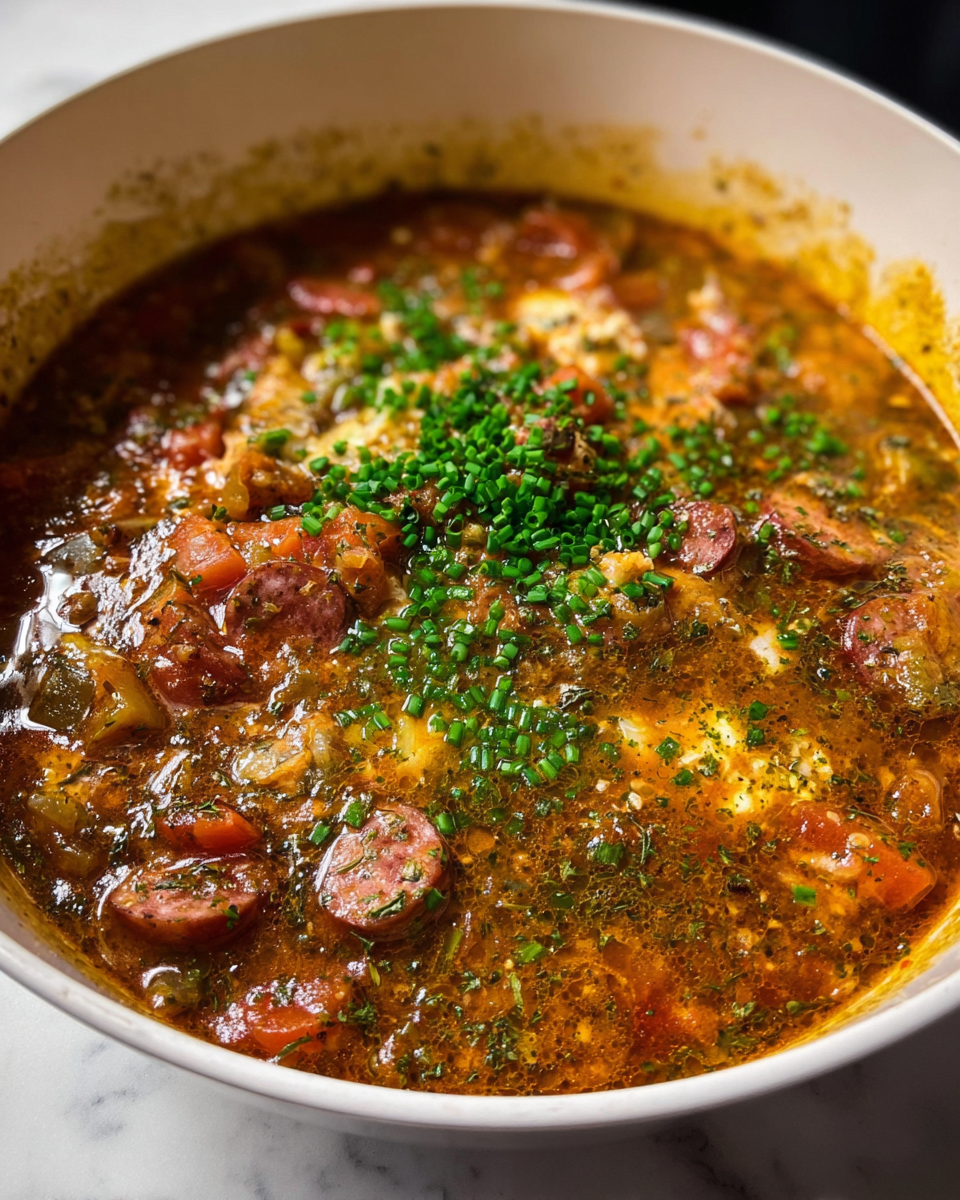 Sausage & Tomato Cream Cheese Soup Recipe