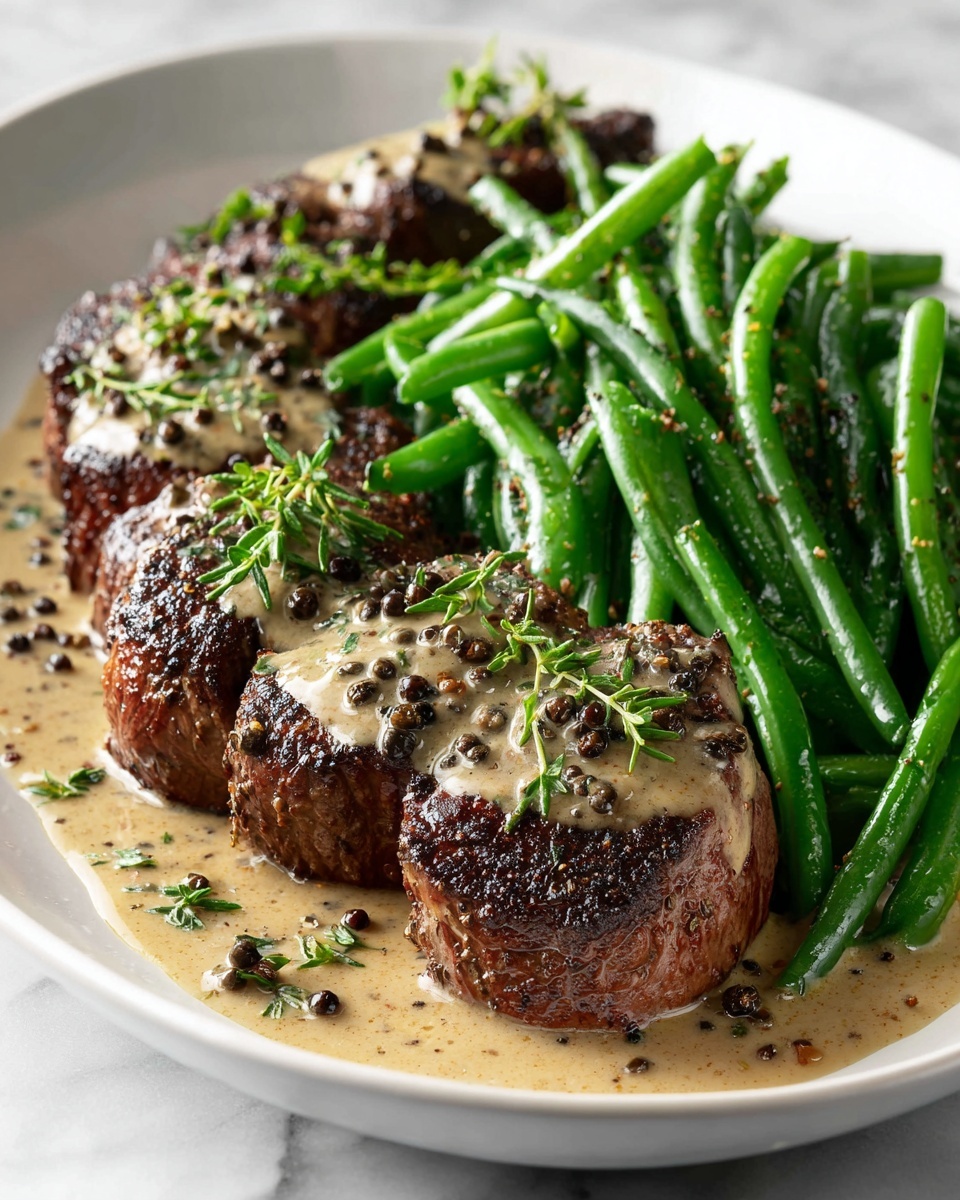 Green Peppercorn Pan Sauce Recipe