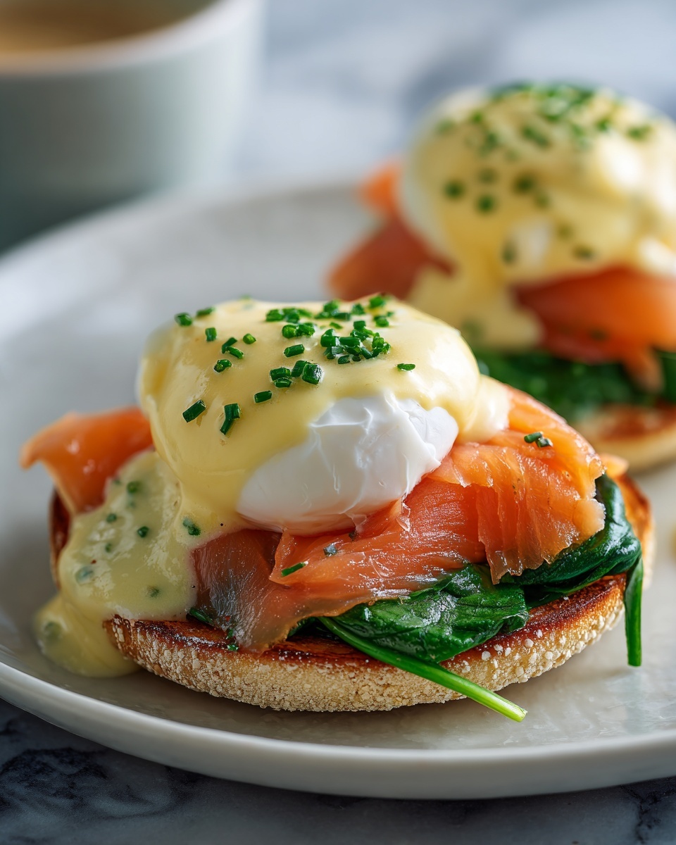 30-Minute Smoked Salmon Eggs Benedict with Blender Hollandaise Recipe