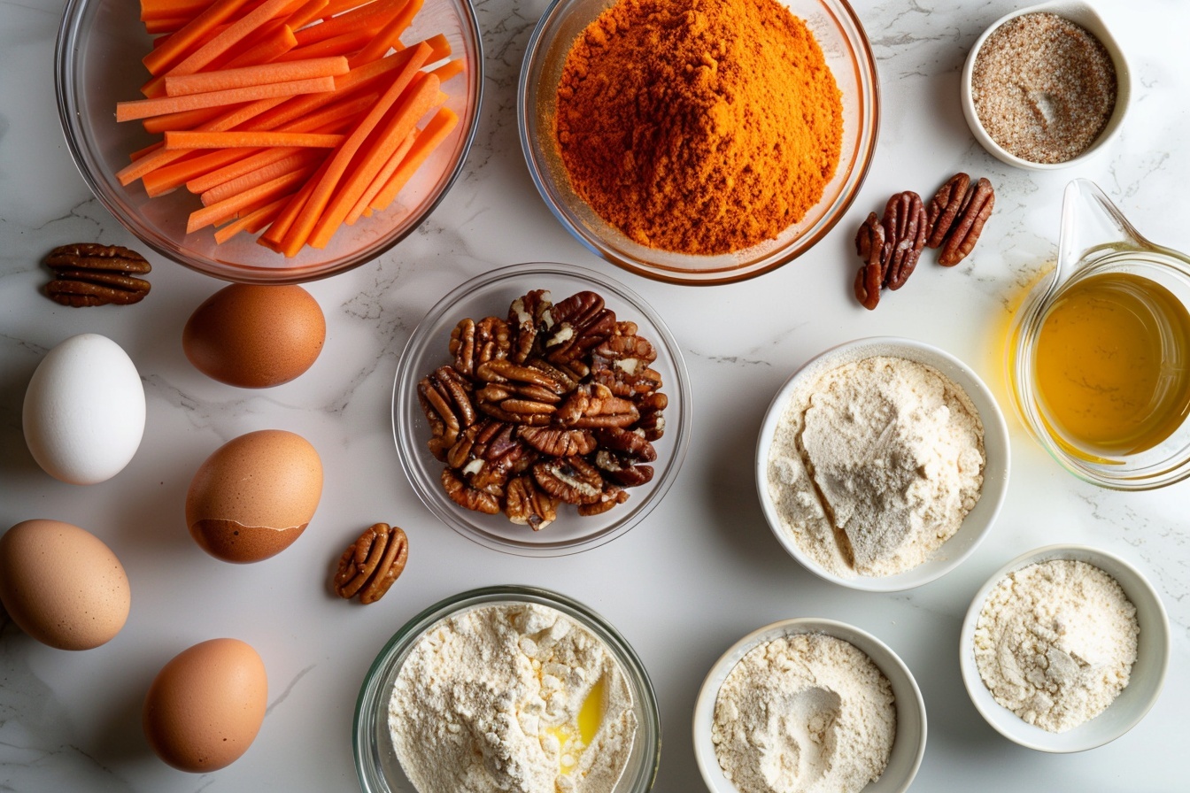 Single white plate holding a thick, single slice of moist carrot cake showcasing its dense, textured interior filled with visible shredded carrots and chopped nuts, resting atop a generous base layer of creamy, smooth white cream cheese frosting, angled to emphasize the rich crumb and luscious frosting spread along the bottom and sides, all set against a white marble background with natural daylight filtering softly from a nearby window, styled elegantly to focus on the indulgent layers and inviting texture, mouth-watering presentation that captures the essence of a homemade carrot cake slice ready to savor. REALISTIC STYLE IMAGE| TAGS: High-end food photography, clean composition, dramatic lighting, luxurious, elegant, mouth-watering, indulgent, gourmet | CAMERA: Nikon Z7 | FOCAL LENGTH: 50mm | SHOT TYPE: Close-up | COMPOSITION: 3/4 angle | LIGHTING: Soft directional light | PRODUCTION: Food Stylist | TIME: Daytime I LOCATION TYPE: Kitchen near windows --stylize 150 --ar 4:5