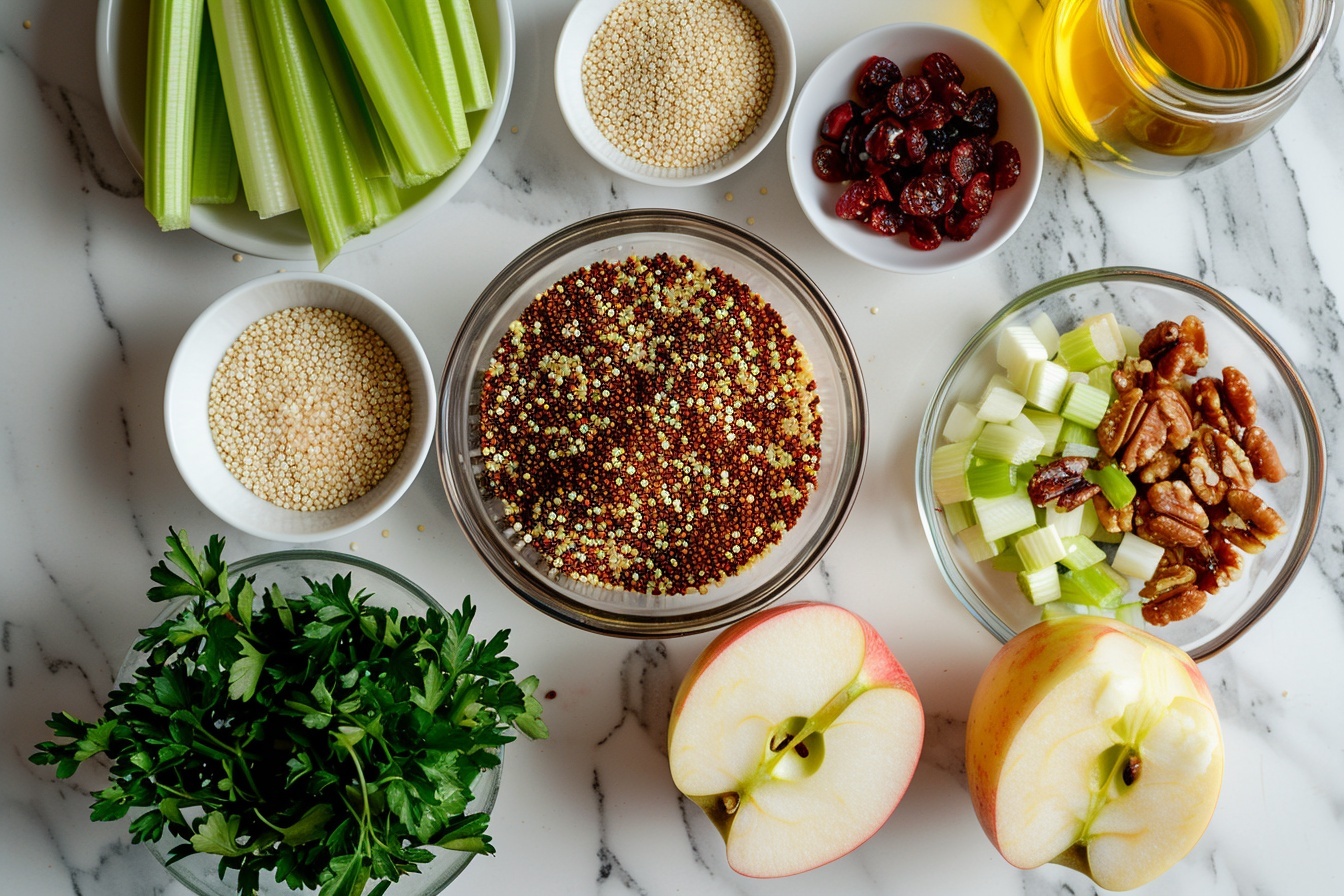 Large white ceramic bowl filled with a fresh Mediterranean salad featuring whole cherry tomatoes, thinly sliced cucumbers, diced yellow bell peppers, and whole mini mozzarella balls, all tossed in finely chopped fresh herbs and drizzled with olive oil, showcasing the entire colorful salad in a visually appealing arrangement, photographed from a 3/4 angle on a white marble countertop with natural daylight, styled for an elegant food magazine hero shot. REALISTIC STYLE IMAGE| TAGS: High-end food photography, clean composition, dramatic lighting, luxurious, elegant, mouth-watering, indulgent, gourmet | CAMERA: Nikon Z7 | FOCAL LENGTH: 50mm | SHOT TYPE: Close-up | COMPOSITION: 3/4 angle | LIGHTING: Soft directional light | PRODUCTION: Food Stylist | TIME: Daytime I LOCATION TYPE: Kitchen near windows --stylize 150 --ar 4:5