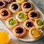Fruity Thumbprint Cookies with Lemon or Lime Curd Recipe