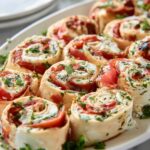 Mediterranean Hummus and Feta Pinwheels Recipe