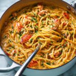 Crawfish Pasta with Cajun Seasoning and Cream Recipe