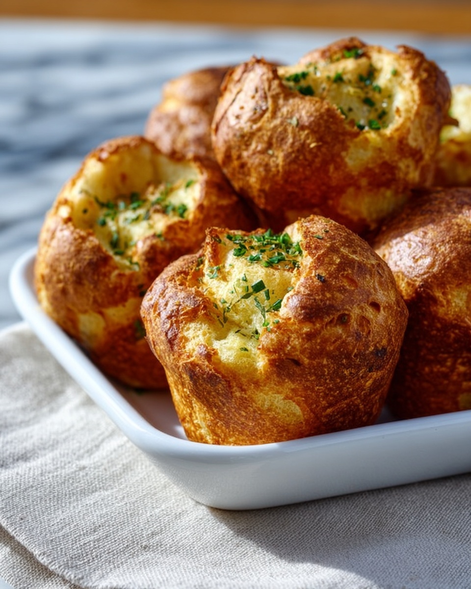 Gruyere Chive Popovers Recipe