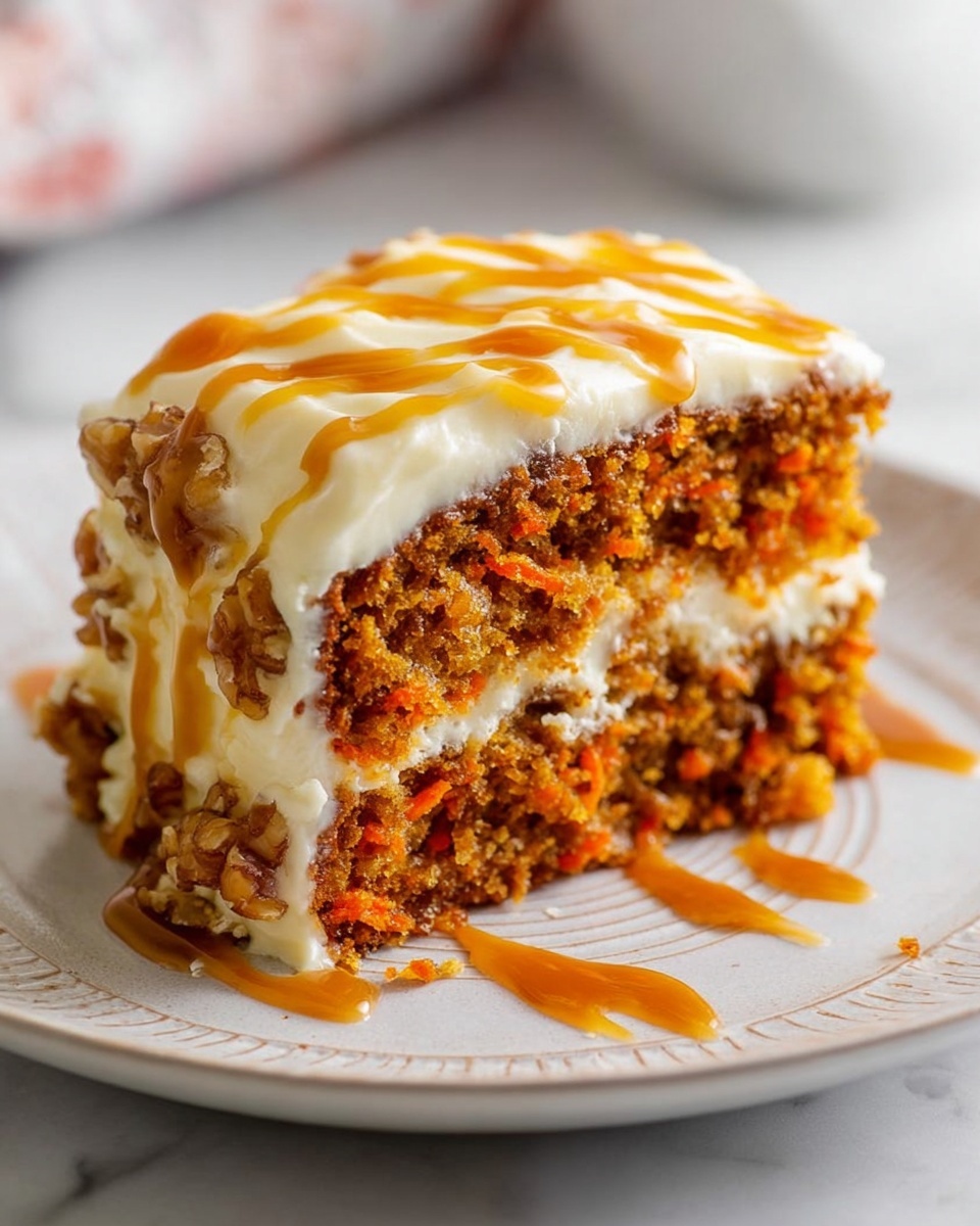 Salted Caramel Carrot Cake Recipe