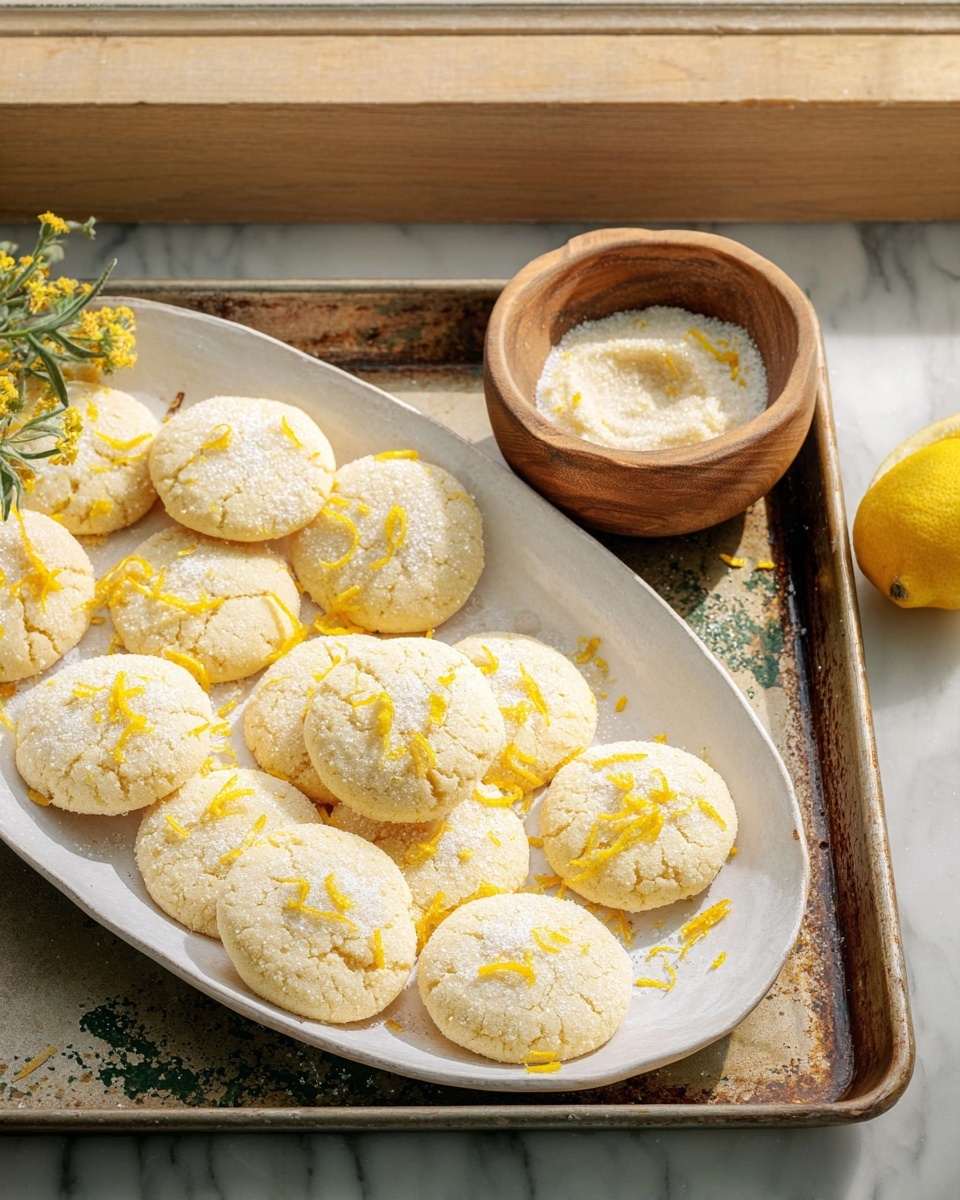 Soft & Chewy Lemon Cookies Recipe