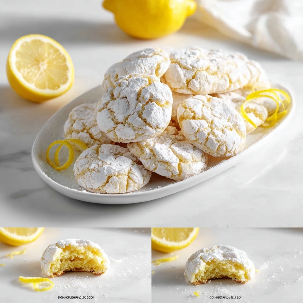 Lemon Crinkle Cookies Recipe