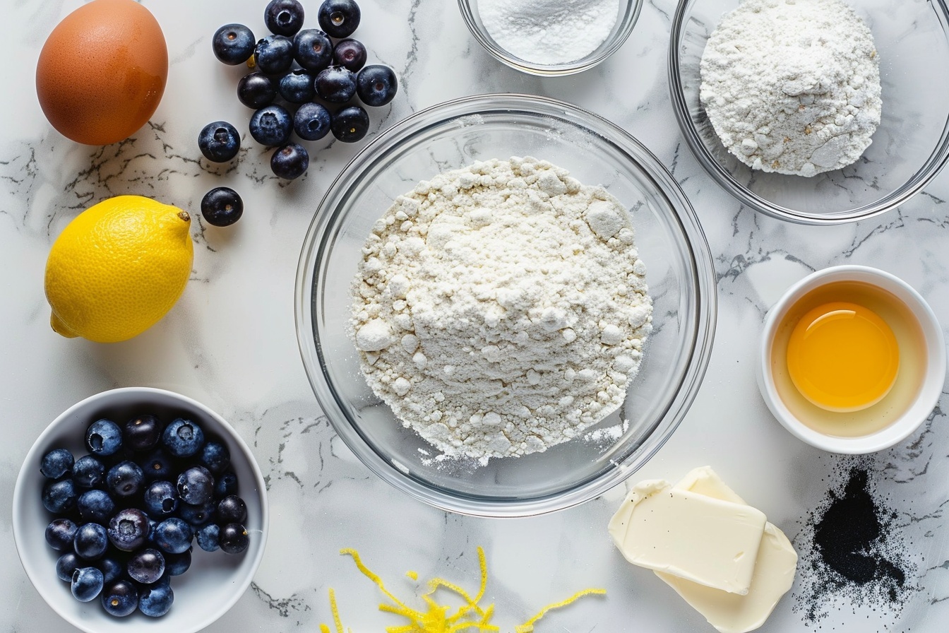 Blueberry Lemon Crinkle Cookies Recipe - Recipe Image