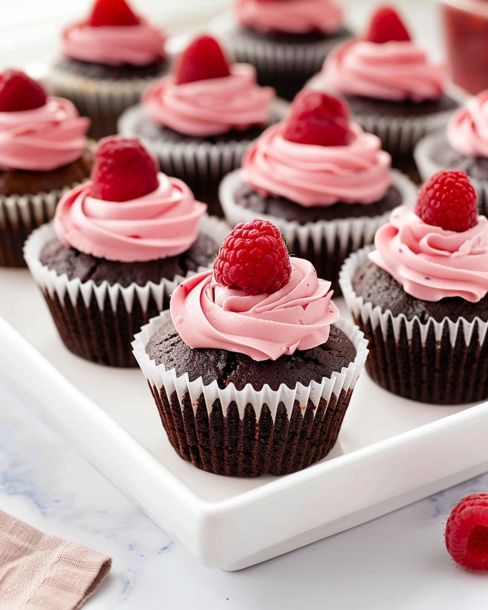Chocolate Raspberry Cupcakes Recipe