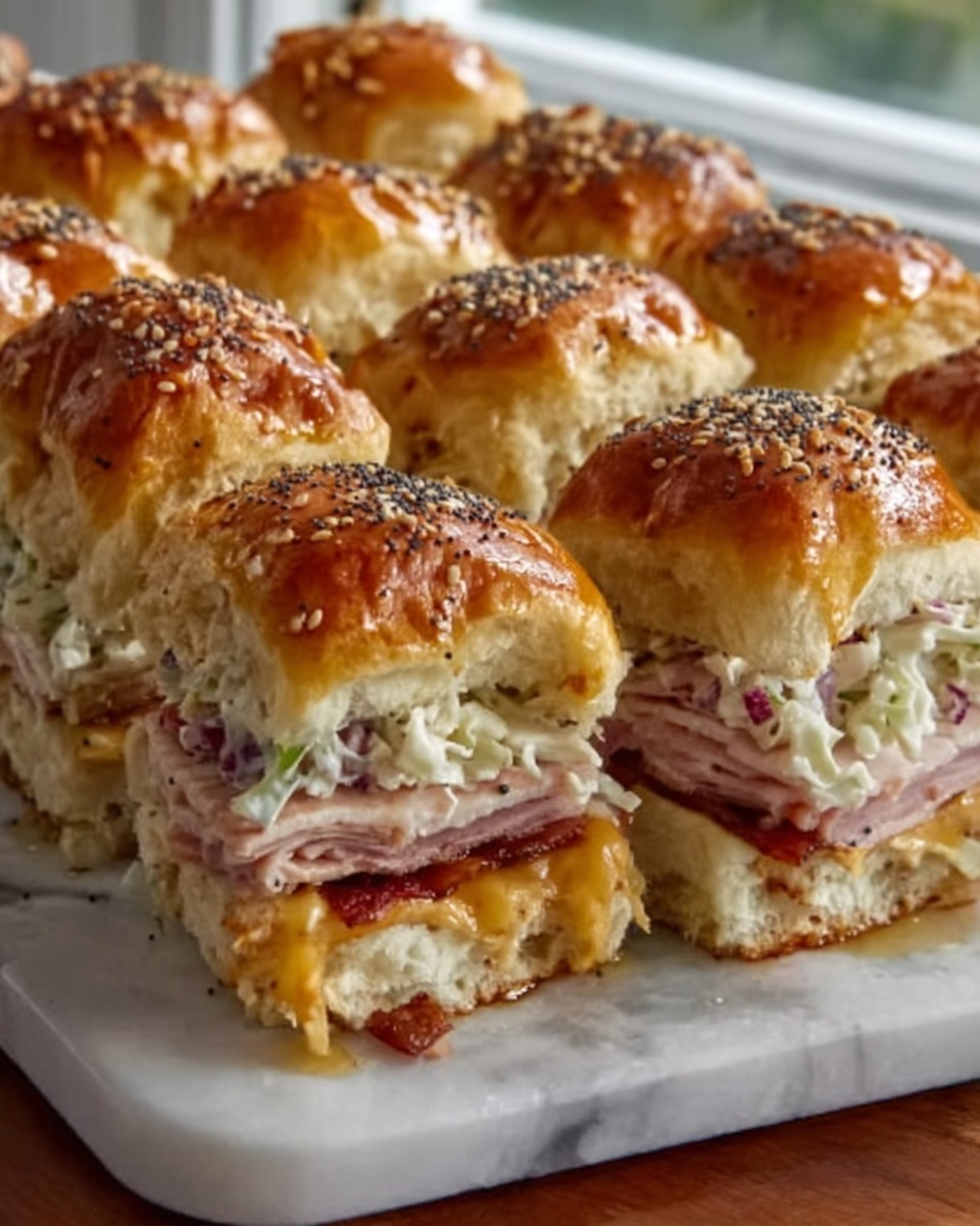 Crispy Baked Club Sliders with Hawaiian Rolls Recipe