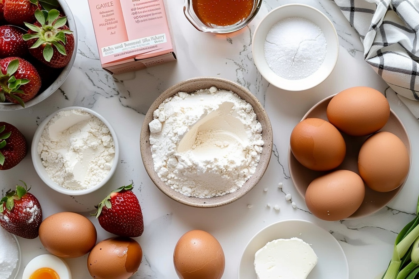 A pristine white large ceramic serving tray beautifully arranged with a generous bunch of perfectly chilled pink passion fruit mousse cups, each topped with a smooth, glossy pink layer and nestled evenly in the tray, surrounded by halved fresh passion fruits revealing their vibrant seeds for a fresh and inviting contrast. The composition is captured at a 3/4 angle, showcasing the entire tray in frame, placed on a white marble kitchen surface illuminated by soft natural daylight filtering near a window. The scene exudes a sense of luxury and indulgence, styled professionally with clean elegant presentation, emphasizing the mousse’s creamy texture and the vibrant freshness of passion fruit, creating a mouth-watering gourmet dessert display. REALISTIC STYLE IMAGE| TAGS: High-end food photography, clean composition, dramatic lighting, luxurious, elegant, mouth-watering, indulgent, gourmet | CAMERA: Nikon Z7 | FOCAL LENGTH: 50mm | SHOT TYPE: Close-up | COMPOSITION: 3/4 angle | LIGHTING: Soft directional light | PRODUCTION: Food Stylist | TIME: Daytime I LOCATION TYPE: Kitchen near windows --stylize 150 --ar 4:5
