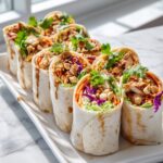 Thai Peanut Chicken Wraps Recipe