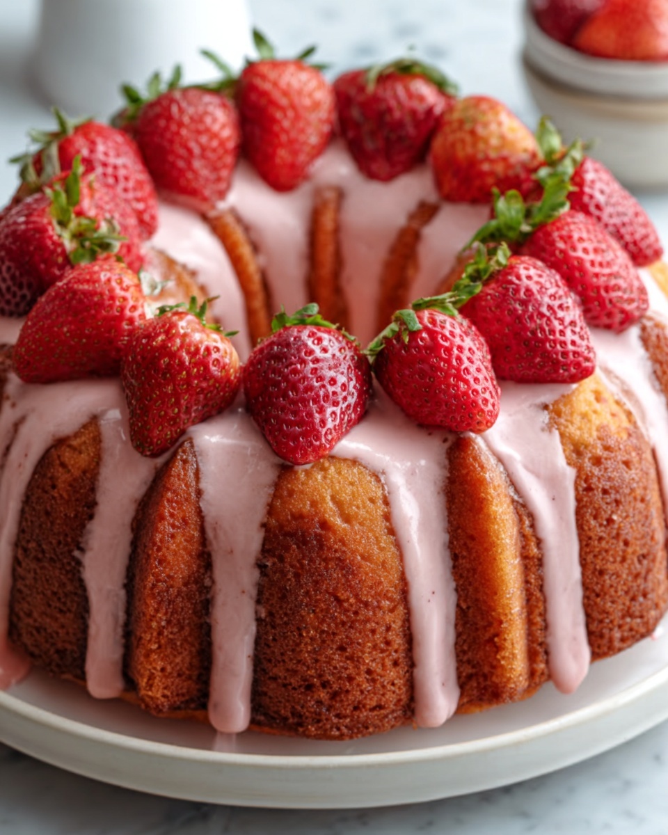 Strawberry Bundt Cake Recipe
