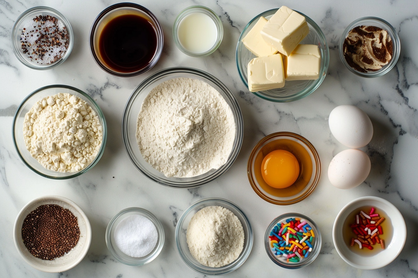 A single white plate showcasing one freshly baked confetti cookie with colorful sprinkles embedded throughout its soft, chewy interior, presented at a 3/4 angle to highlight the delicate crumb texture and slight golden edges, placed on a white marble surface with natural daylight softly illuminating the cookie’s inviting warmth, styled as an elegant, mouth-watering individual serving perfect for a gourmet food blog. REALISTIC STYLE IMAGE| TAGS: High-end food photography, clean composition, dramatic lighting, luxurious, elegant, mouth-watering, indulgent, gourmet | CAMERA: Nikon Z7 | FOCAL LENGTH: 50mm | SHOT TYPE: Close-up | COMPOSITION: 3/4 angle | LIGHTING: Soft directional light | PRODUCTION: Food Stylist | TIME: Daytime I LOCATION TYPE: Kitchen near windows --stylize 150  --ar 4:5