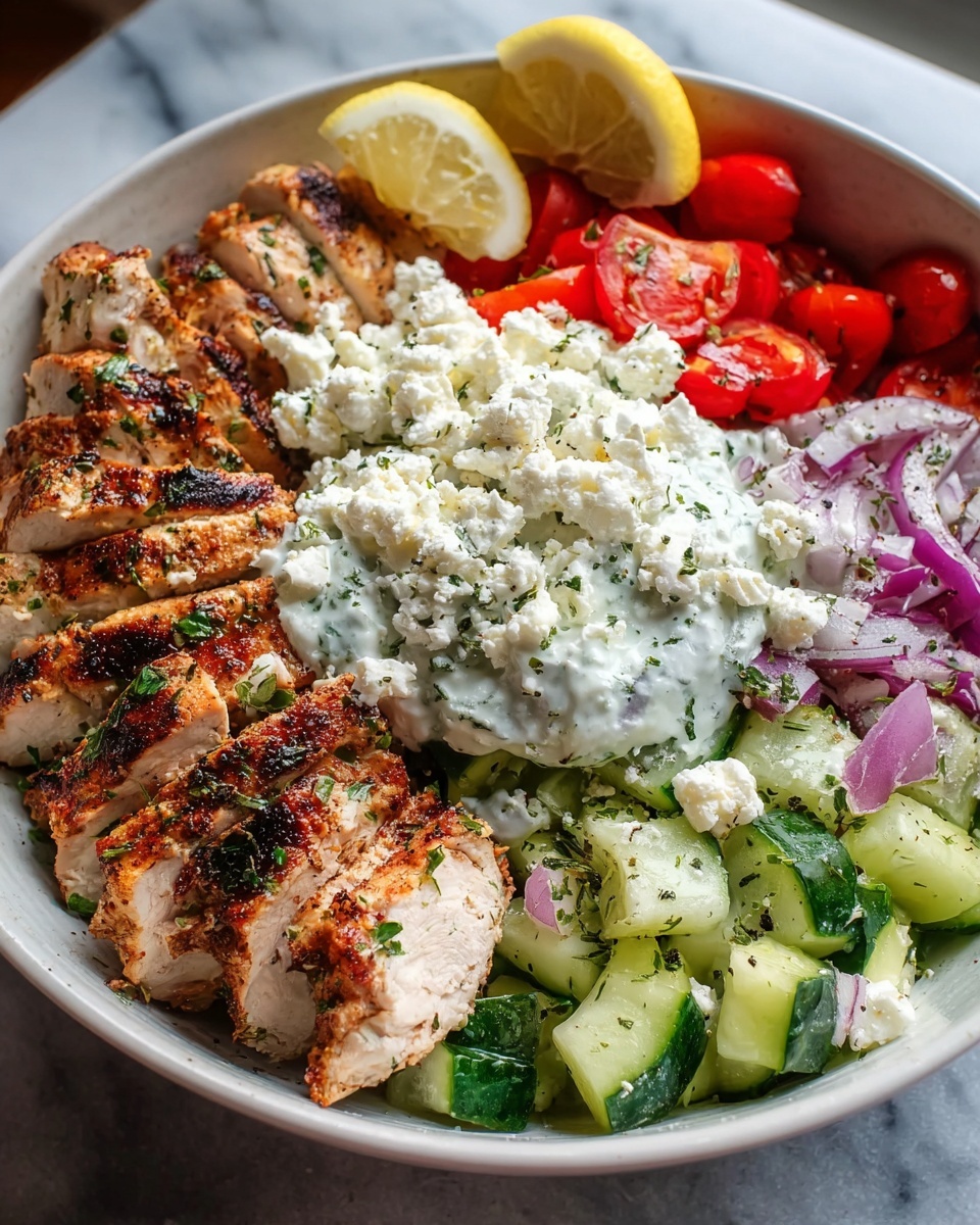 Greek Chicken Bowls Recipe