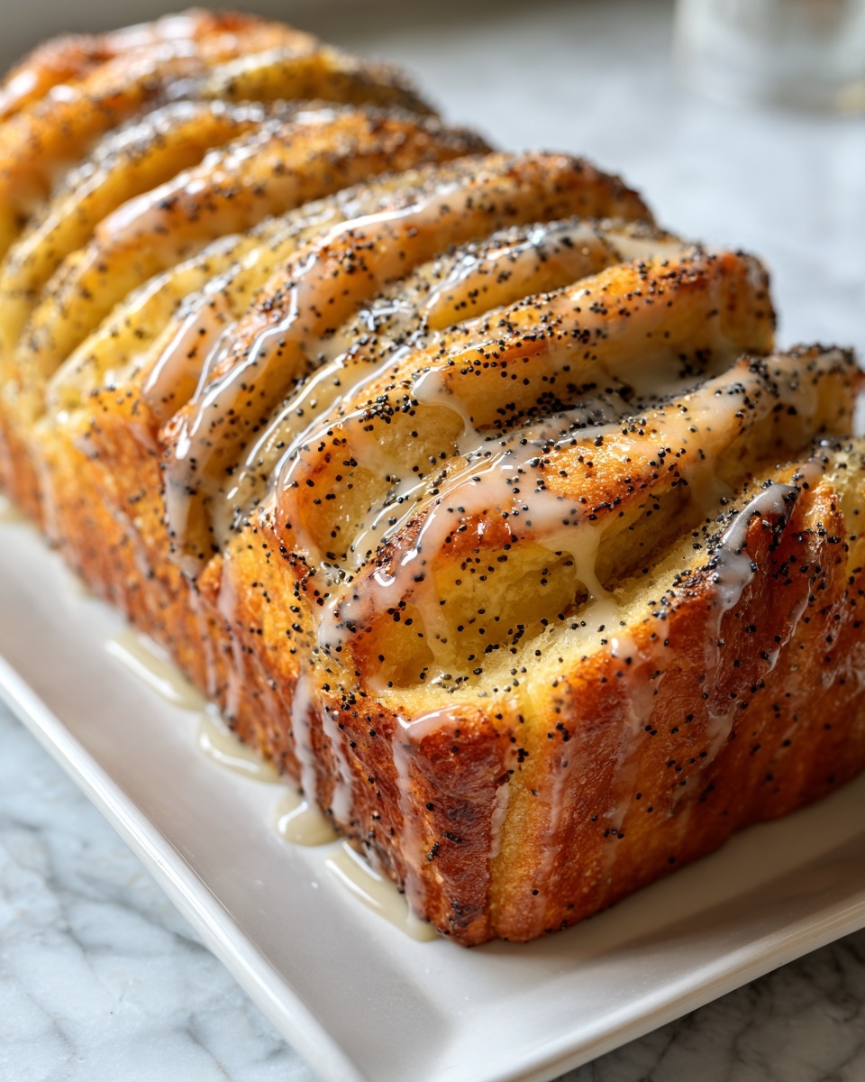 Lemon Poppy Seed Pull-Apart Bread Recipe