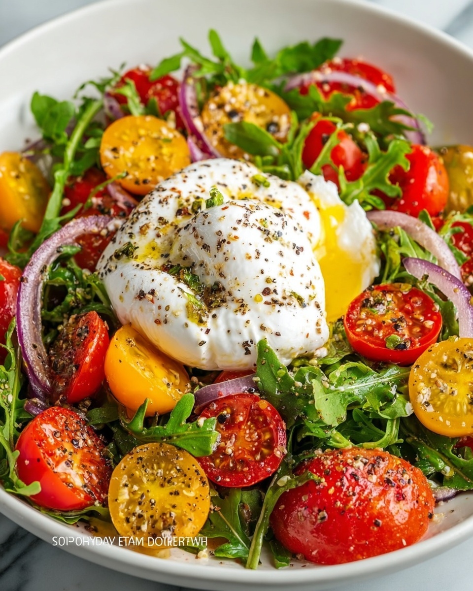 Classic Tomato Burrata Salad Recipe