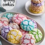 Spring Colorful Crinkle Cookies Recipe