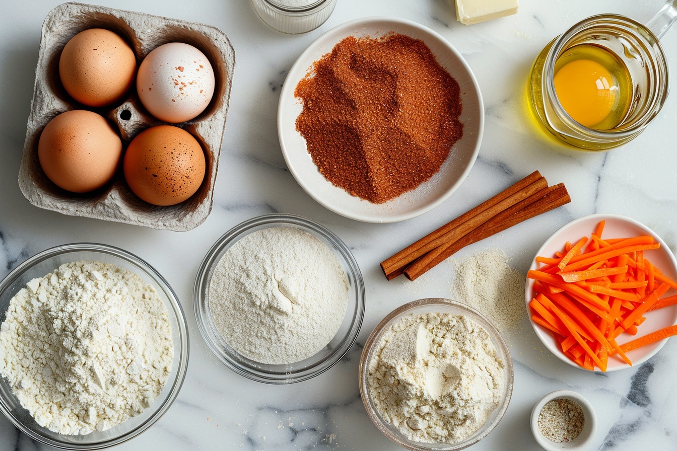 Single white plate featuring one moist carrot muffin partially sliced to reveal its tender crumb with visible shreds of carrot and specks of spice, topped with a generous swirl of creamy, smooth frosting, close-up shot angled to highlight the fluffy interior texture and rich crumb, placed on a white marble surface with natural daylight streaming in, styled like a gourmet food blog presentation. REALISTIC STYLE IMAGE| TAGS: High-end food photography, clean composition, dramatic lighting, luxurious, elegant, mouth-watering, indulgent, gourmet | CAMERA: Nikon Z7 | FOCAL LENGTH: 50mm | SHOT TYPE: Close-up | COMPOSITION: 3/4 angle | LIGHTING: Soft directional light | PRODUCTION: Food Stylist | TIME: Daytime I LOCATION TYPE: Kitchen near windows --stylize 150  --ar 4:5