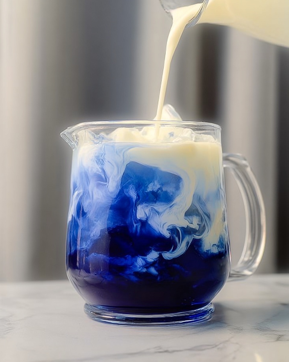 Blue Spring Tea Latte Recipe