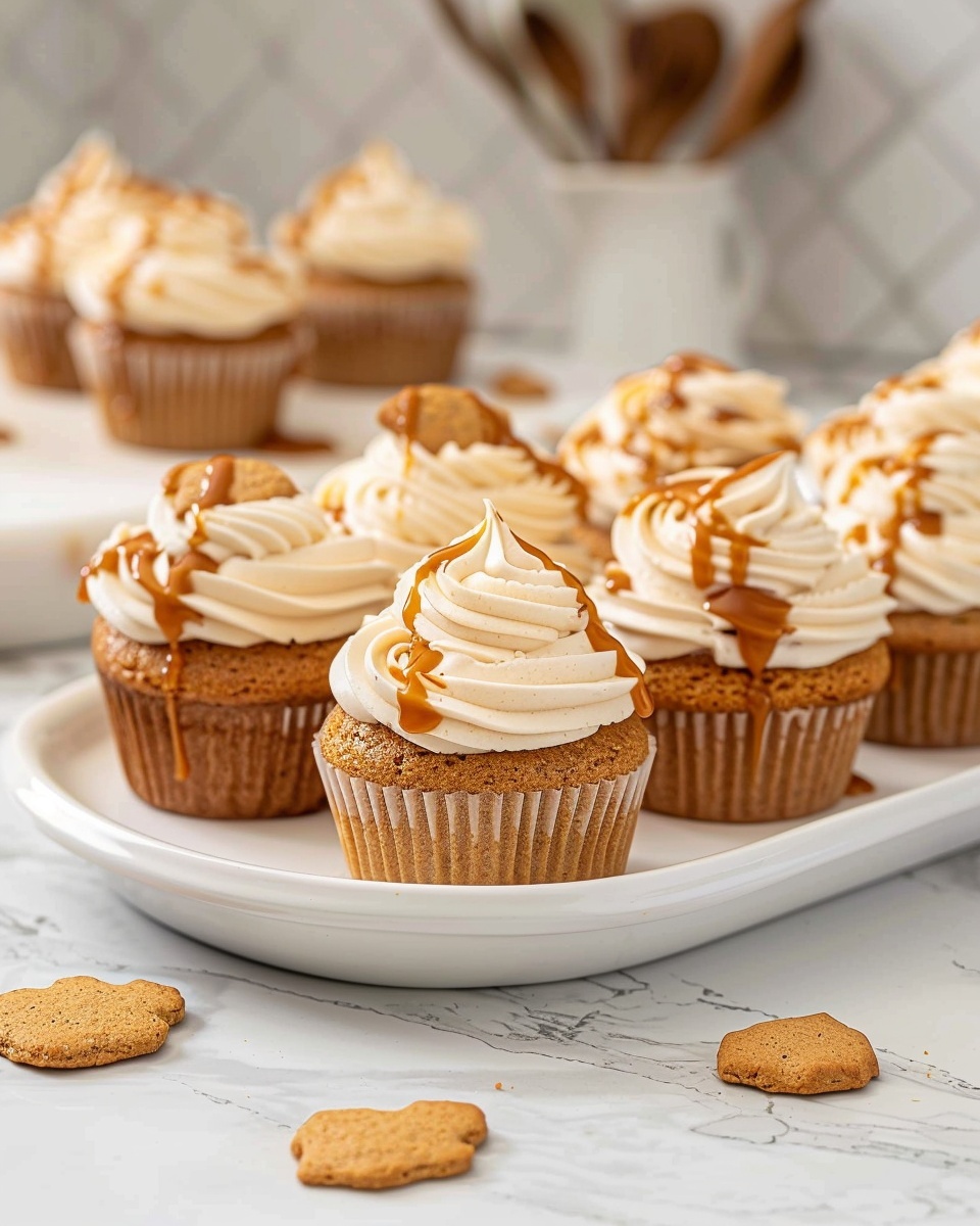 Biscoff Cupcakes with Biscoff Buttercream Recipe