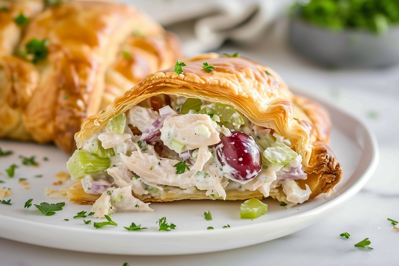 Creamy Chicken Salad with Red Grapes and Celery Recipe