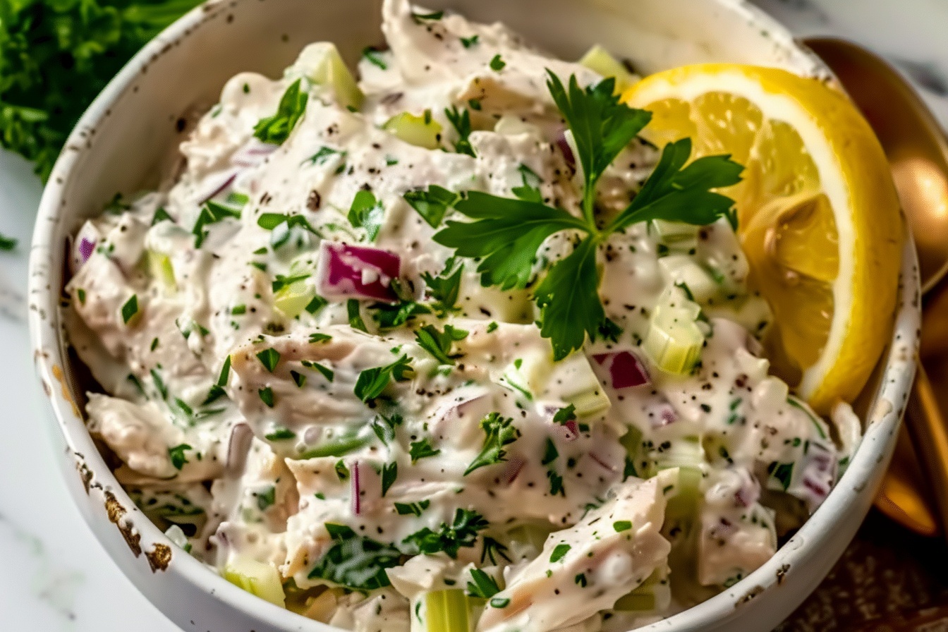 High Protein Greek Yogurt Chicken Salad Recipe