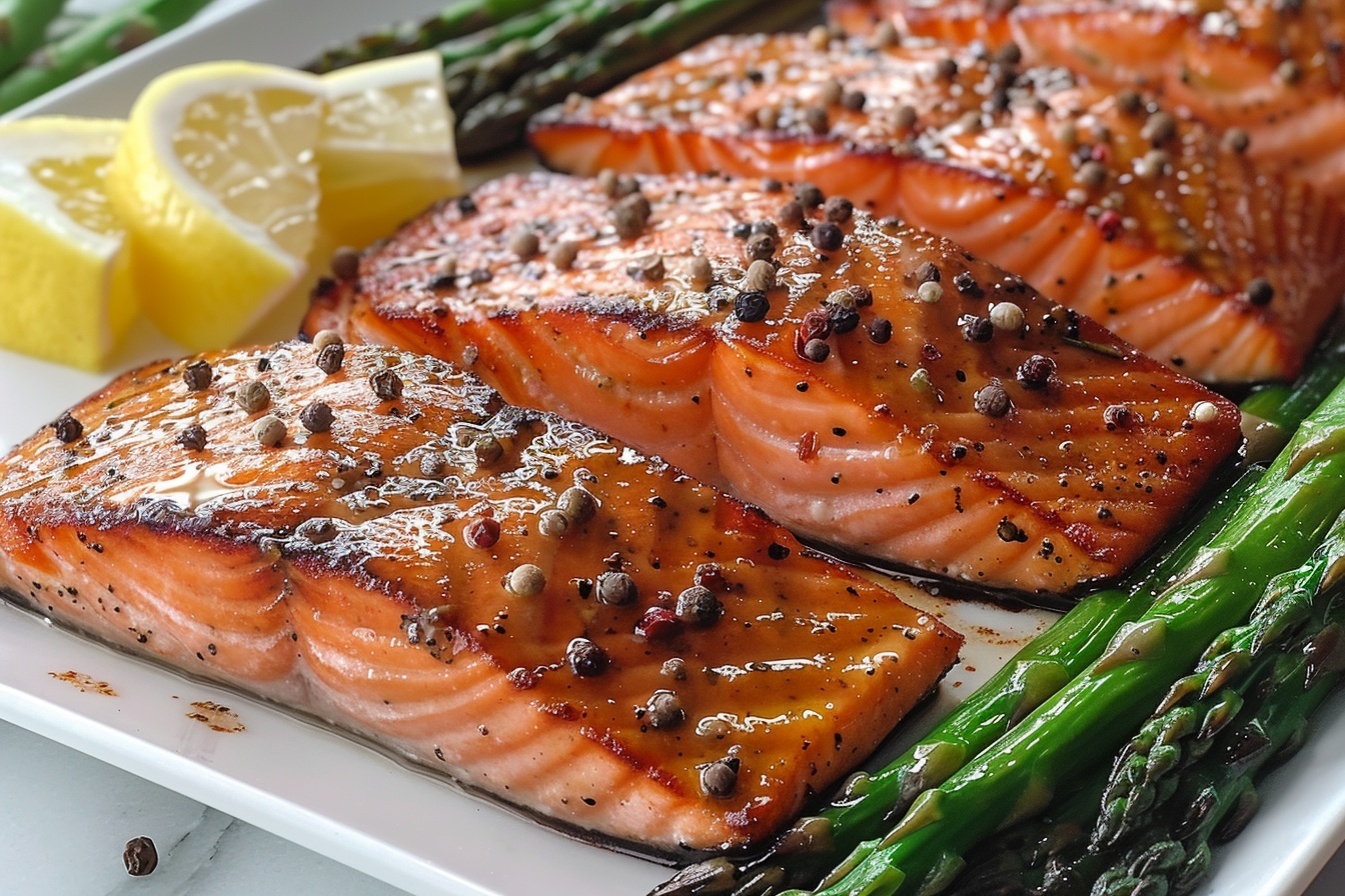 30-Minute Sheet Pan Honey Mustard Salmon Easy Weeknight Dinner Recipe