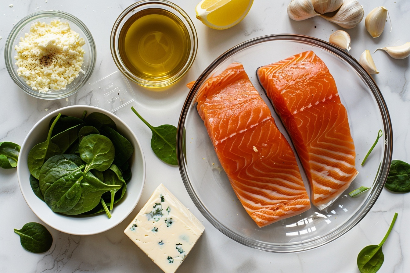 Whole white ceramic platter filled with perfectly cooked, whole roasted salmon fillets glazed with a shiny, rich honey mustard pepper sauce, garnished with fresh chopped parsley and lemon wedges on the side, glistening with juices, presented on a white marble kitchen countertop, shot at a 3/4 angle with soft natural lighting highlighting the texture and color of the fish, styled impeccably for a gourmet food magazine hero shot, emphasizing indulgence and elegance, capturing the entire dish in frame. REALISTIC STYLE IMAGE| TAGS: High-end food photography, clean composition, dramatic lighting, luxurious, elegant, mouth-watering, indulgent, gourmet | CAMERA: Nikon Z7 | FOCAL LENGTH: 50mm | SHOT TYPE: Close-up | COMPOSITION: 3/4 angle | LIGHTING: Soft directional light | PRODUCTION: Food Stylist | TIME: Daytime I LOCATION TYPE: Kitchen near windows --stylize 150 --ar 4:5