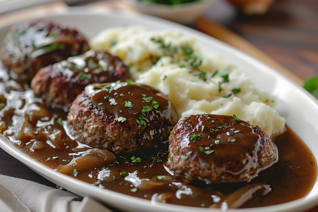 Salisbury Steak with Mushroom Gravy Recipe