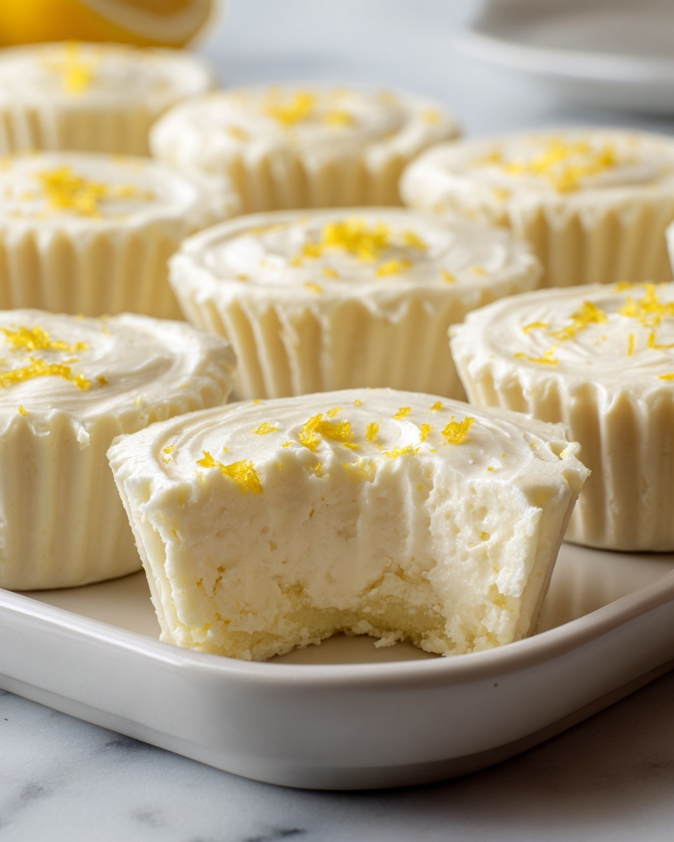 Easy Lemon Cheesecake Keto Fat Bombs Recipe