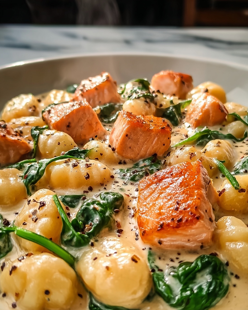Creamy Salmon Gnocchi for a Quick Dinner Recipe