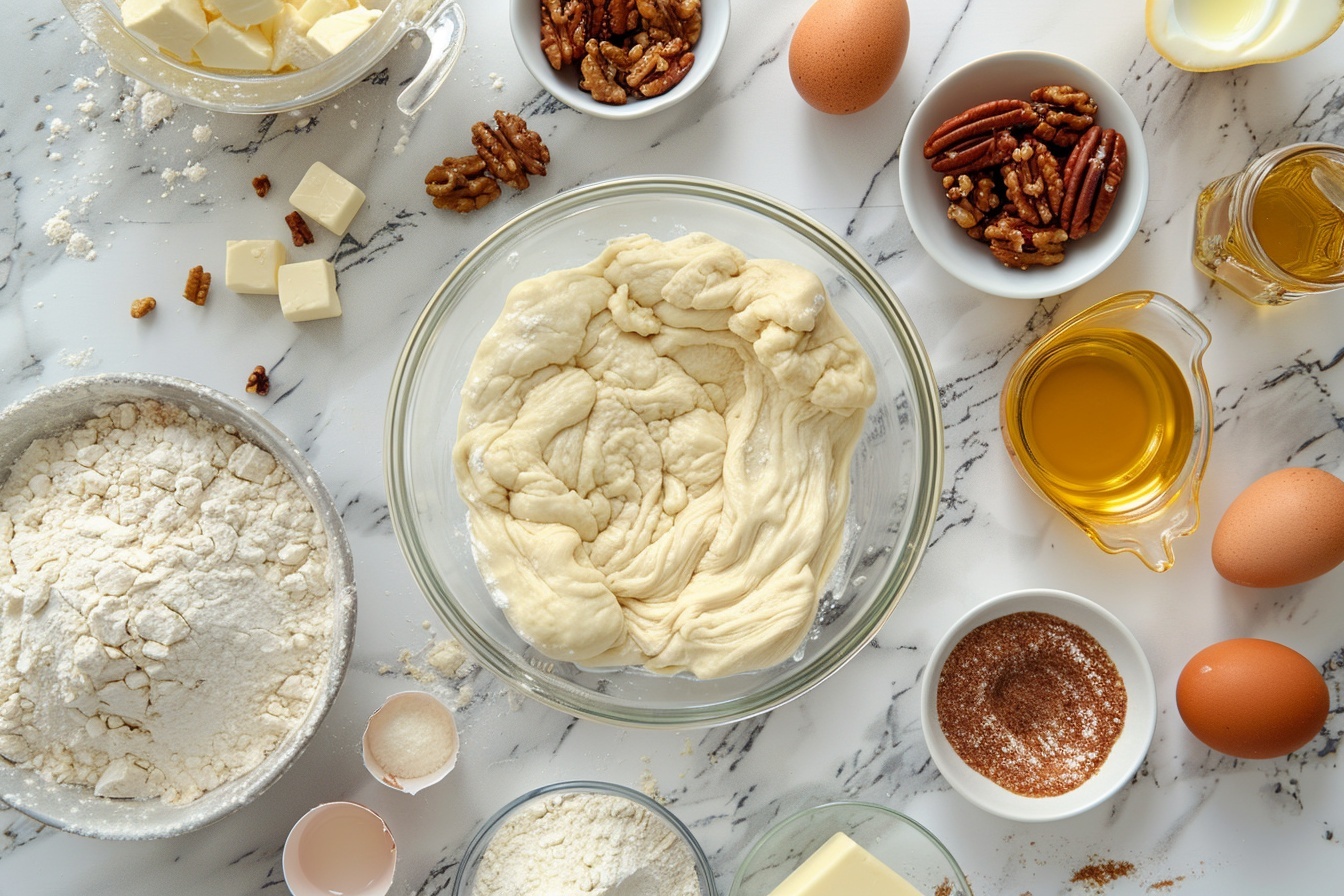 Single white plate with a close-up of one golden-brown rugelach pastry, showing the flaky layers of dough wrapped around a rich cinnamon-sugar and nut filling, an angled 3/4 view highlighting the textured interior swirls and crisp exterior, placed on a white marble surface with natural soft directional light illuminating the delicate crust and dusting of sugar, styled for an elegant, mouth-watering food blog presentation, photographed with a Nikon Z7, 50mm focal length, daytime kitchen near windows, clean composition, dramatic lighting, luxurious, indulgent, gourmet REALISTIC STYLE IMAGE| TAGS: High-end food photography, clean composition, dramatic lighting, luxurious, elegant, mouth-watering, indulgent, gourmet | CAMERA: Nikon Z7 | FOCAL LENGTH: 50mm | SHOT TYPE: Close-up | COMPOSITION: 3/4 angle | LIGHTING: Soft directional light | PRODUCTION: Food Stylist | TIME: Daytime I LOCATION TYPE: Kitchen near windows --stylize 150  --ar 4:5