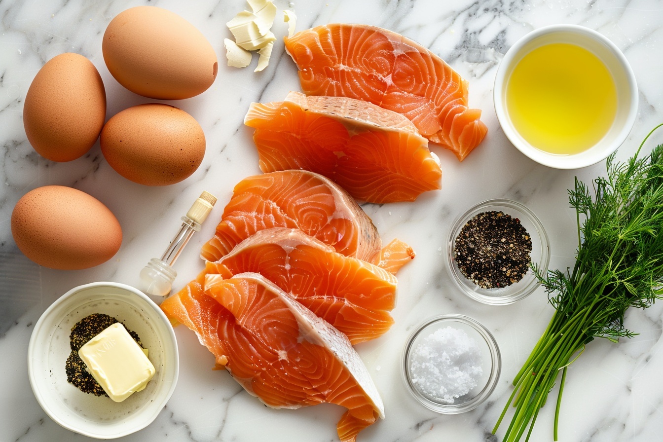 30-Minute Smoked Salmon Eggs Benedict with Blender Hollandaise Recipe - Recipe Image